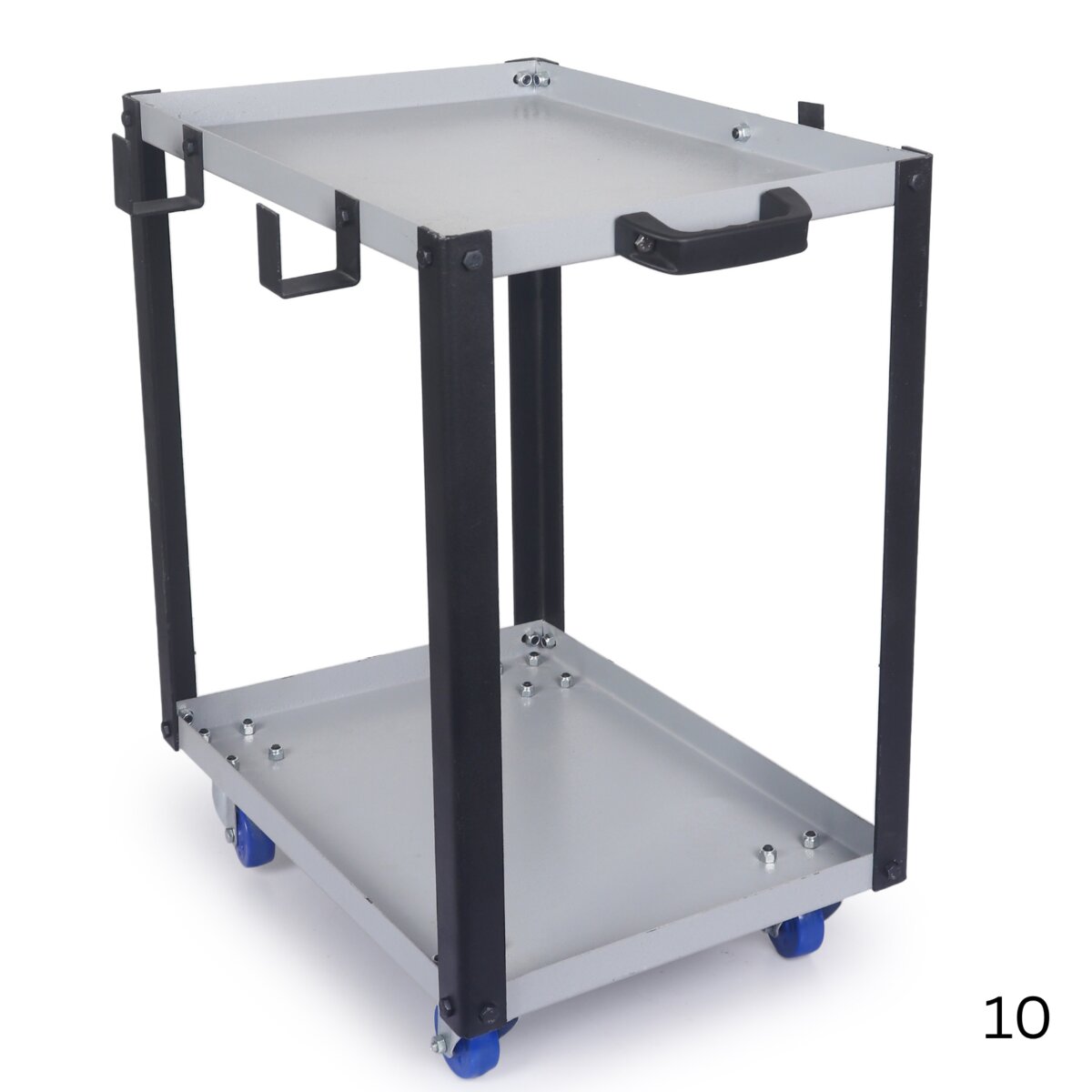 Heavy duty trolley stand with wheels for dent puller machine